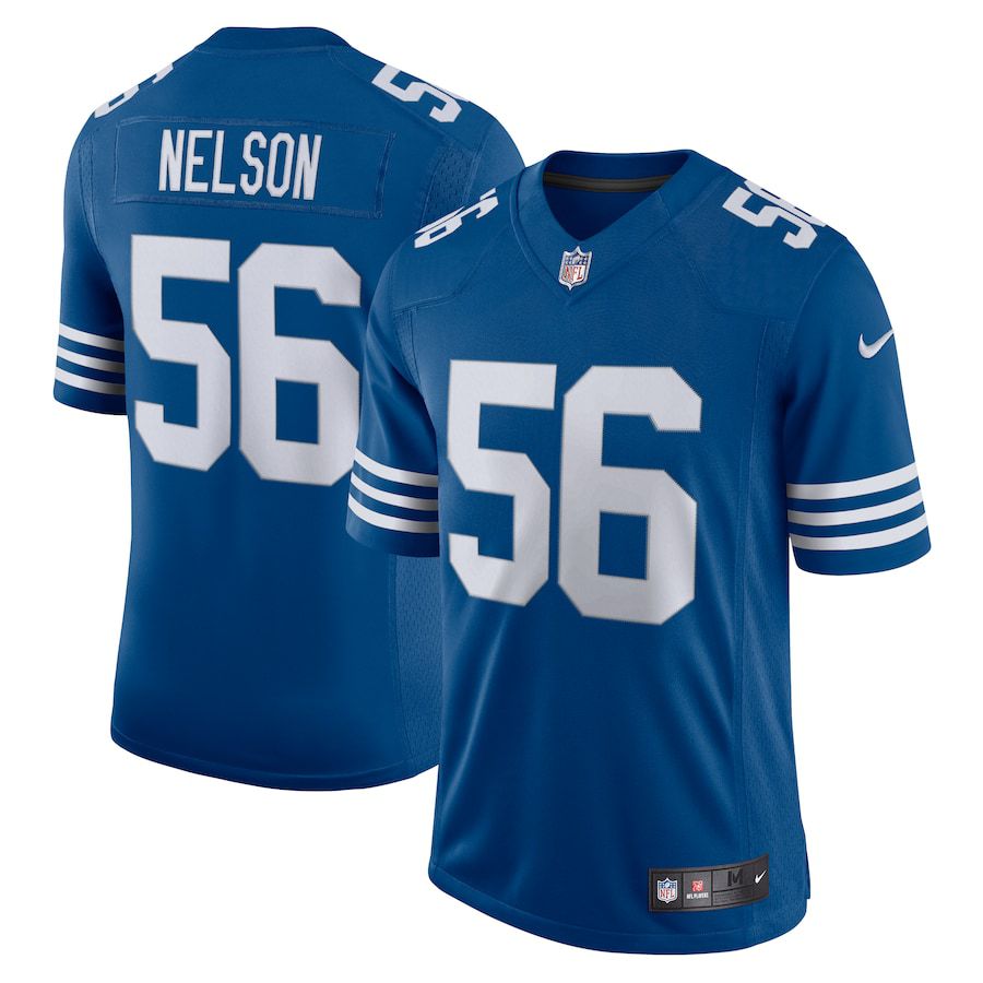 Men Indianapolis Colts #56 Quenton Nelson Nike Royal Alternate Vapor Limited NFL Jersey->indianapolis colts->NFL Jersey